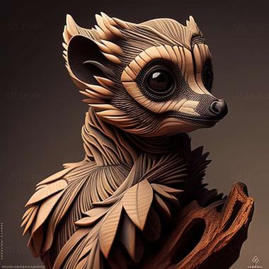 3D model Lepilemur milanoii (STL)